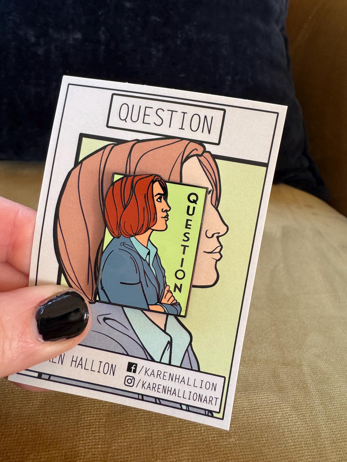 Question - She Series Pin