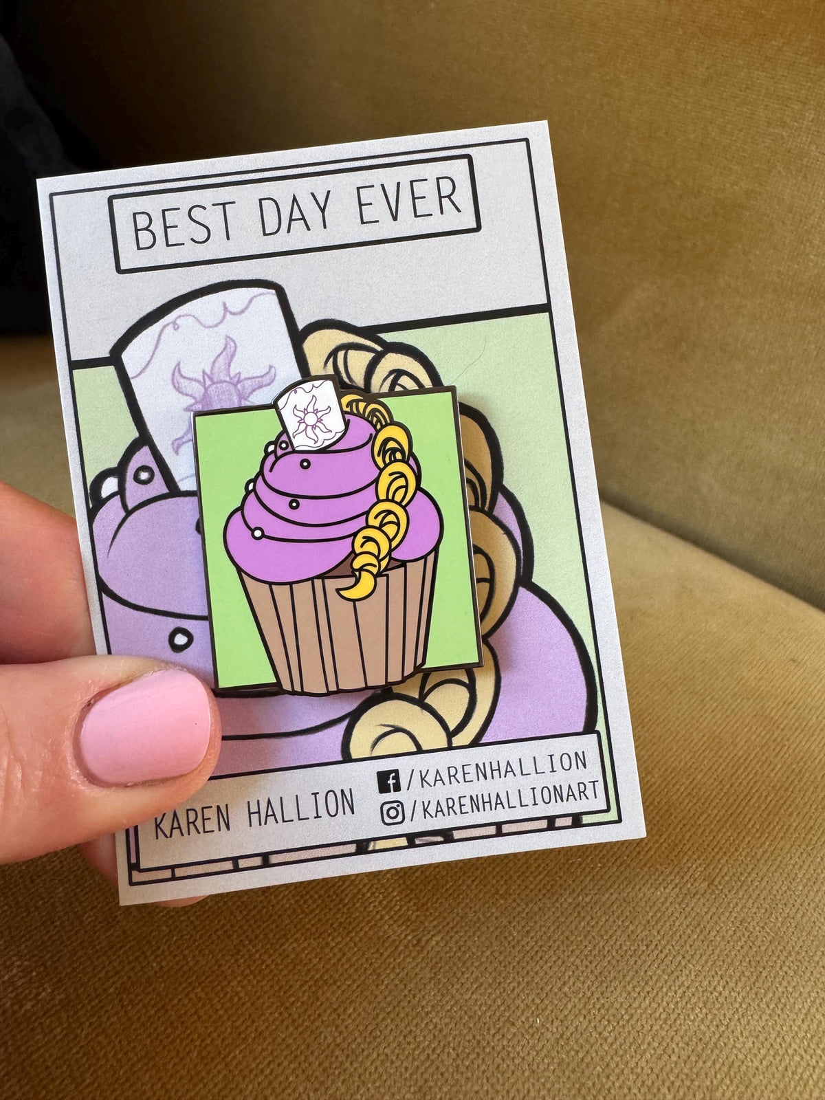Cupcake Hard Enamel Pin – Lapel Pin