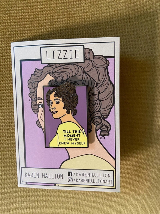 Pride and Prejudice Lizzie Bennet Enamel Pin