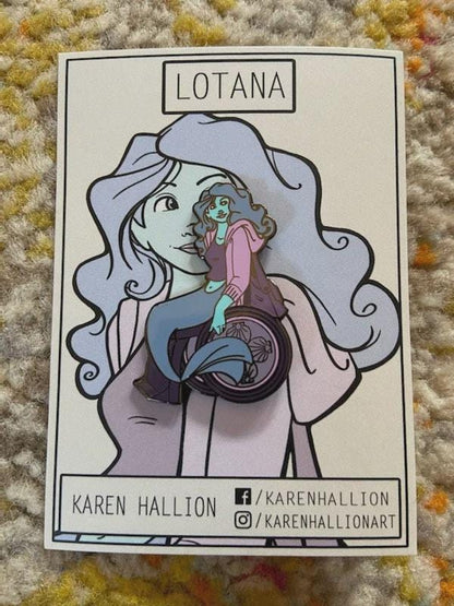 Hank Green Wizard School Mermaid pin