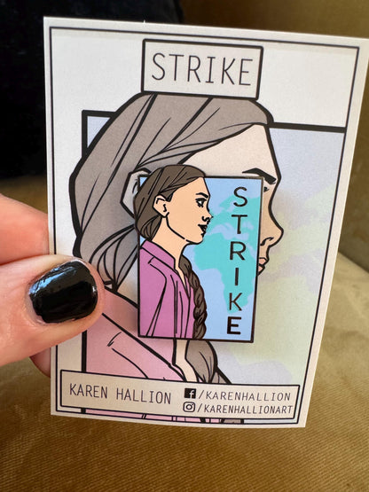 Greta Thunberg - She Series Pin Strike