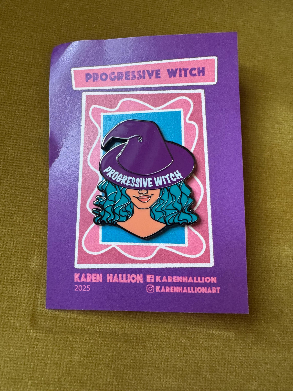 Progressive Witch Pin
