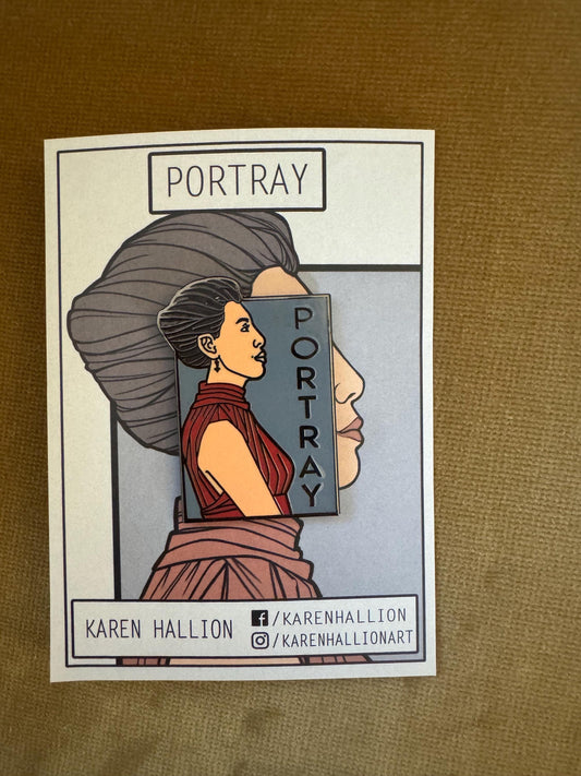 Ming Na Wen- She Series Pin Portray