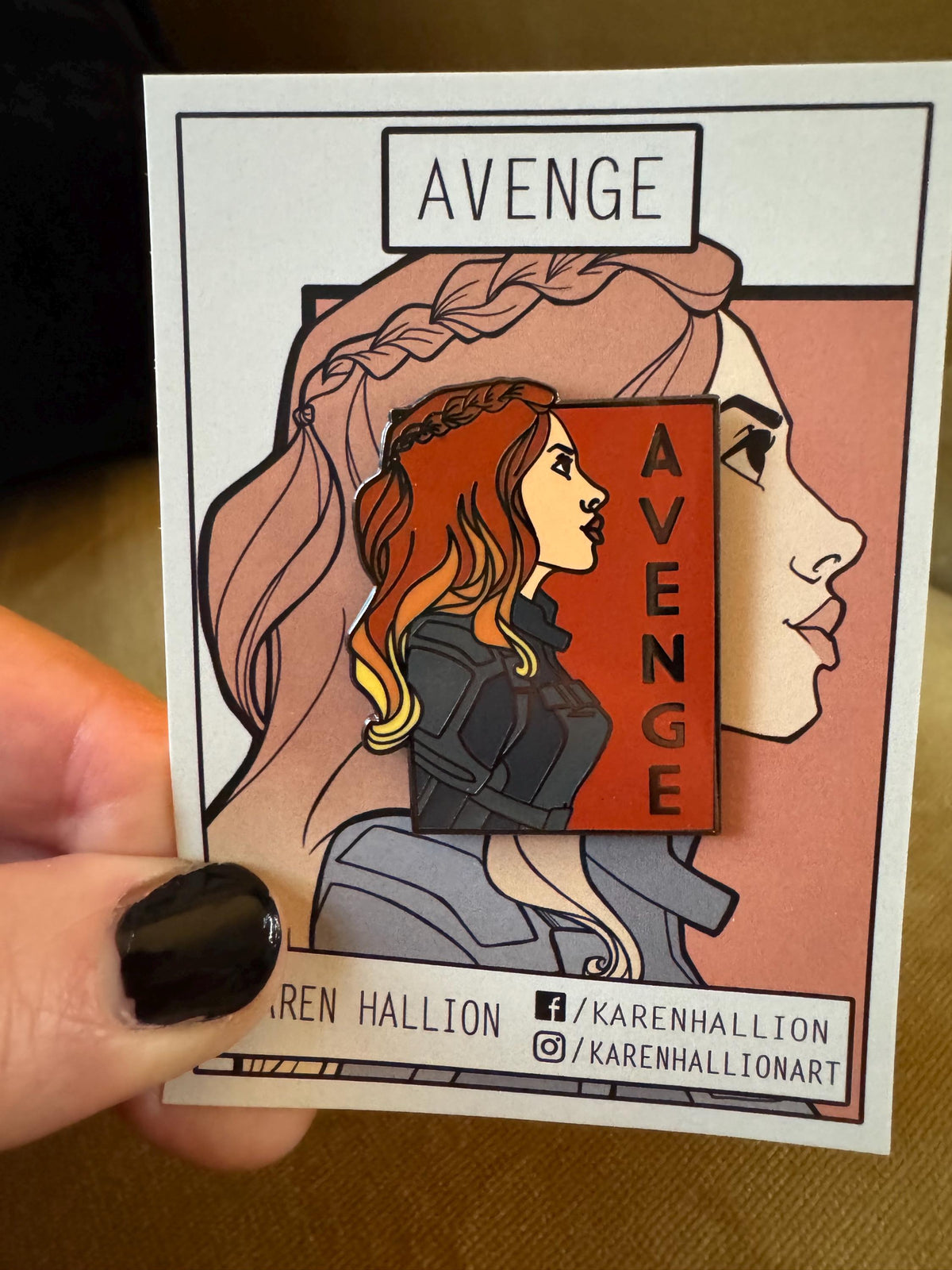 Avenge  - She Series Pin