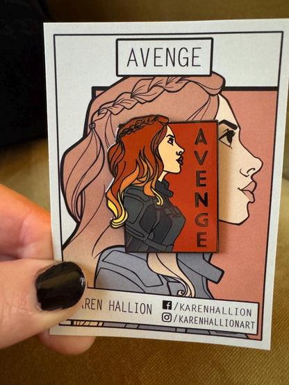Avenge  - She Series Pin
