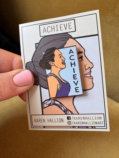 Michelle Kwan- She Series Pin Achieve