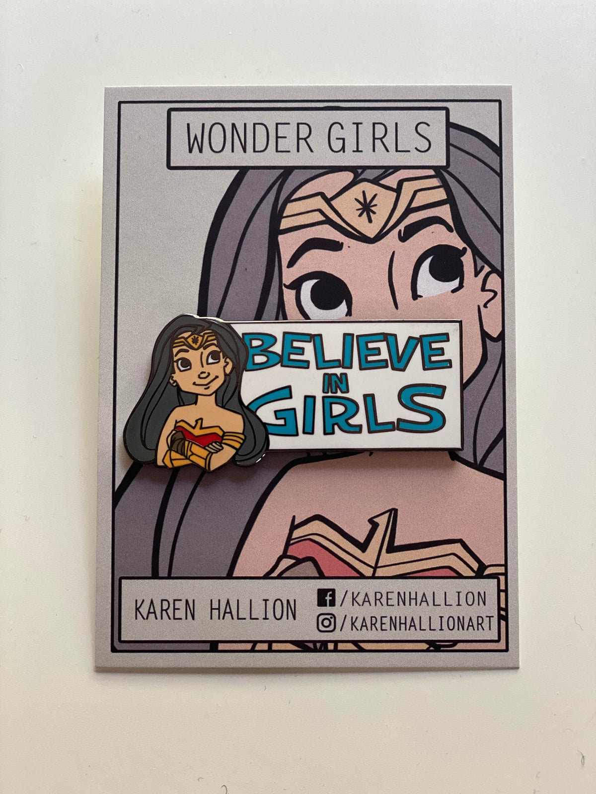 Wonder Girls - Believe in Girls Pin