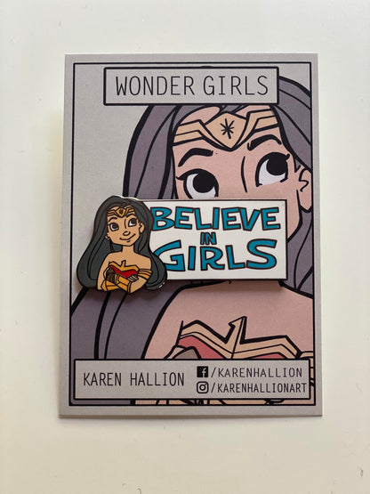 Wonder Girls - Believe in Girls Pin