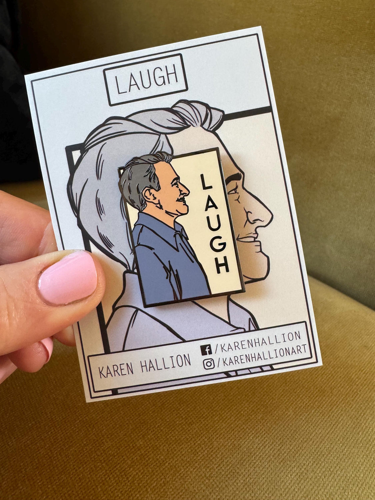 Robin Williams - He Series Pin Laugh