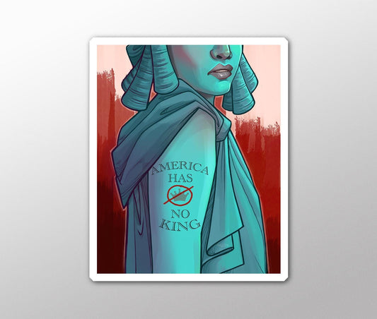 Political Decal - No King sticker