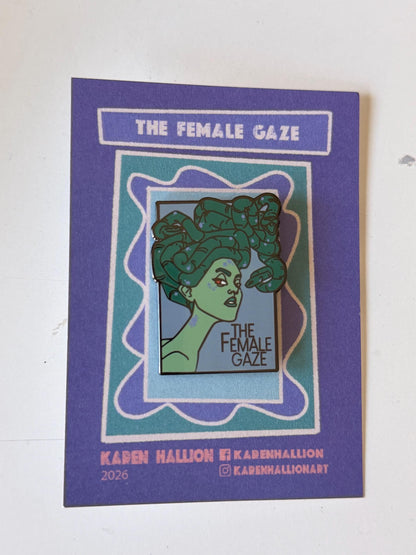 Medusa Enamel Pin - The Female Gaze