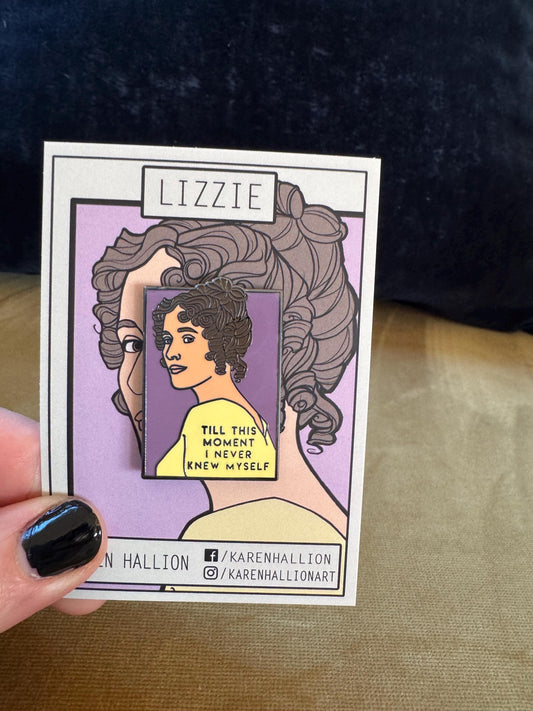 Pride and Prejudice Lizzie Bennet Enamel Pin