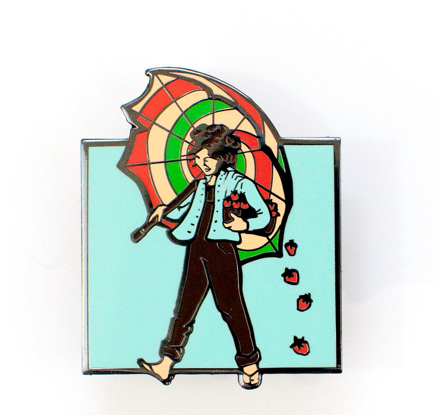 Firefly Strawberry Girl Pin