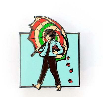 Firefly Strawberry Girl Pin