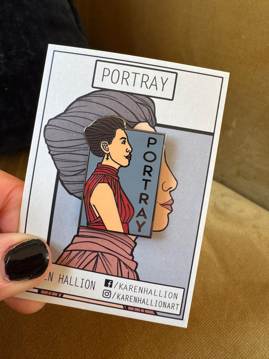 Ming Na Wen- She Series Pin Portray