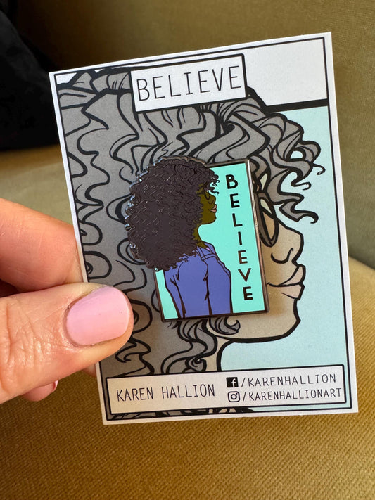 Wrinkle in Time Believe - She Series Pin