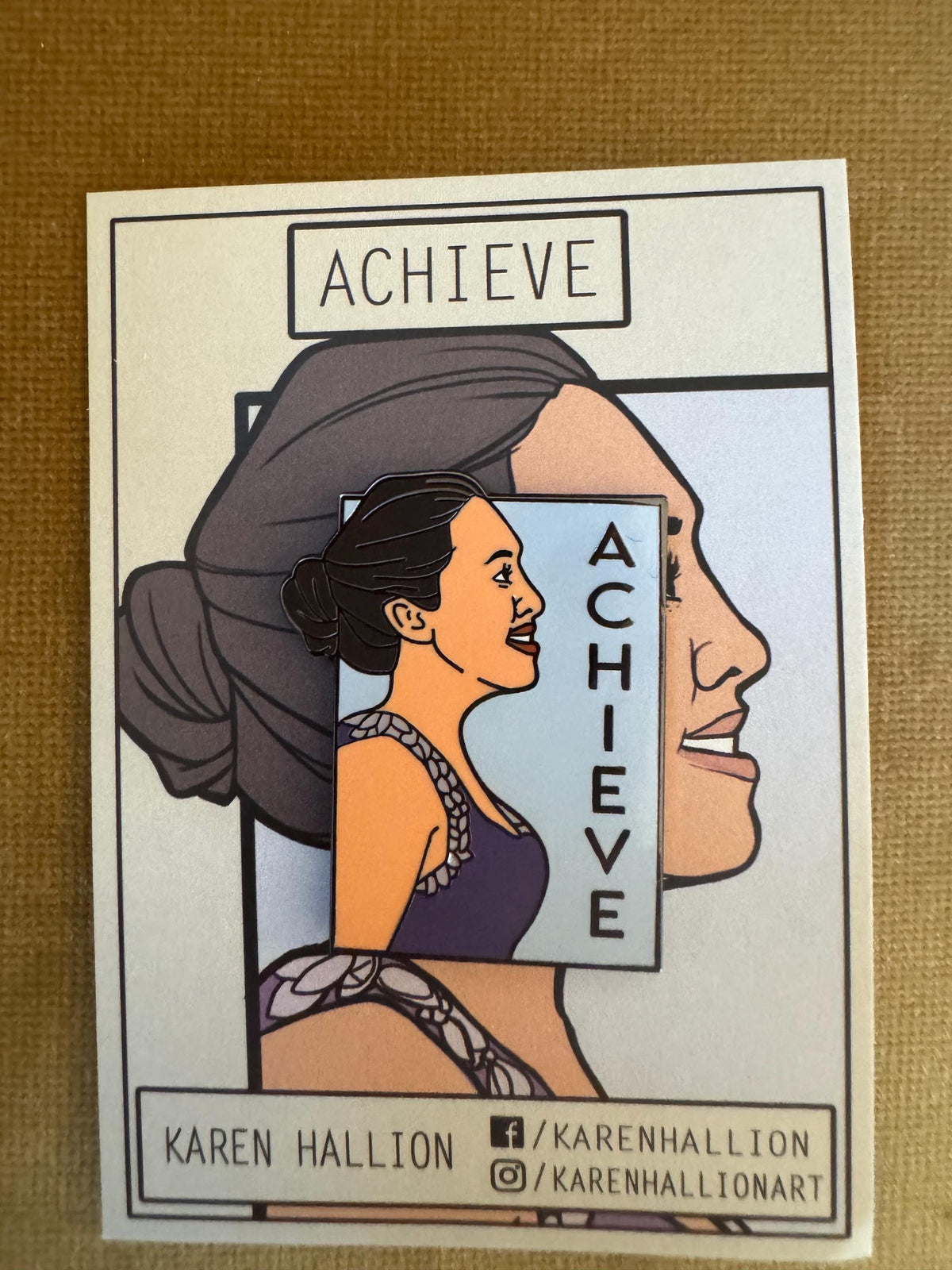 Michelle Kwan- She Series Pin Achieve