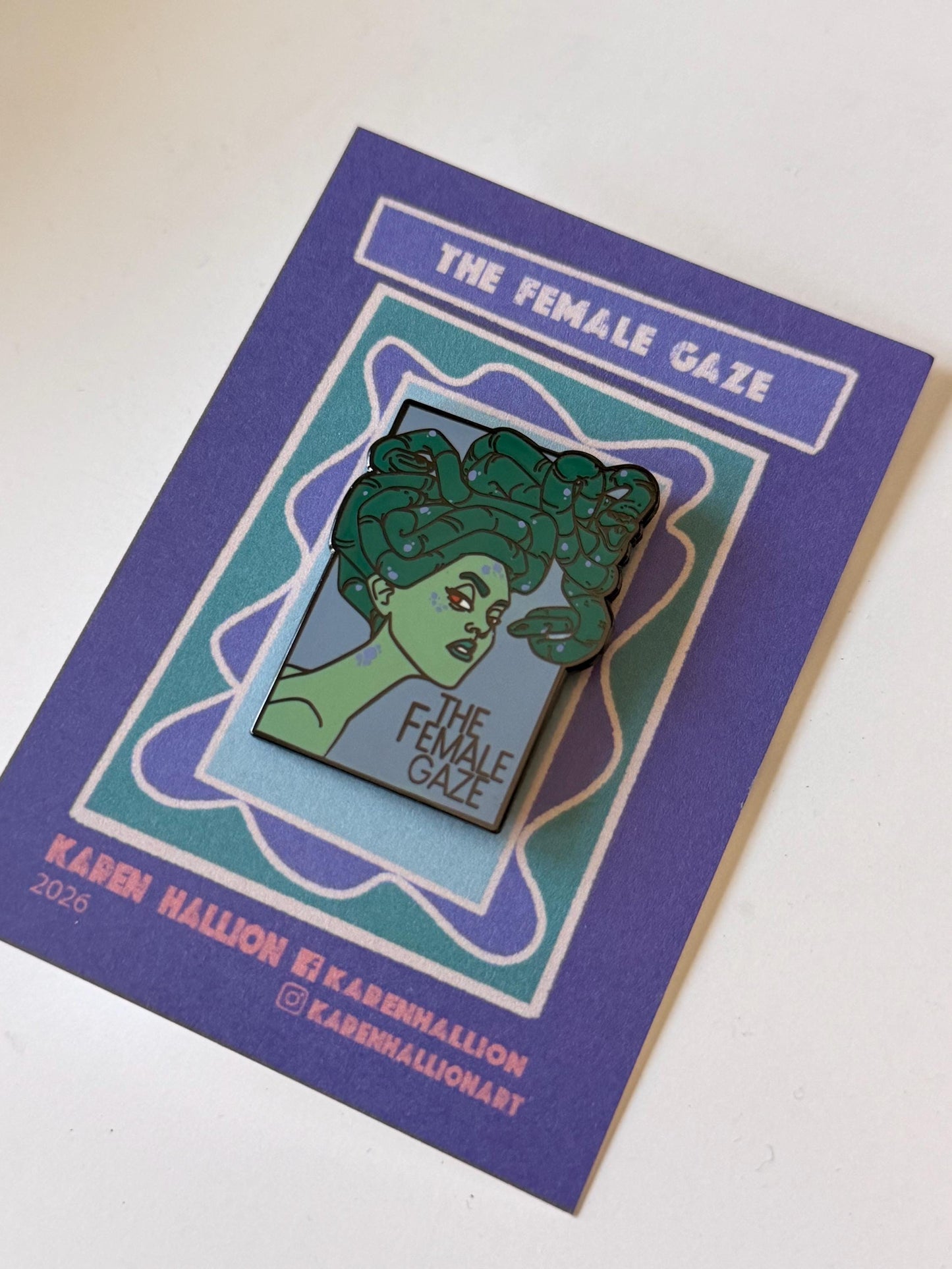 Medusa Enamel Pin - The Female Gaze
