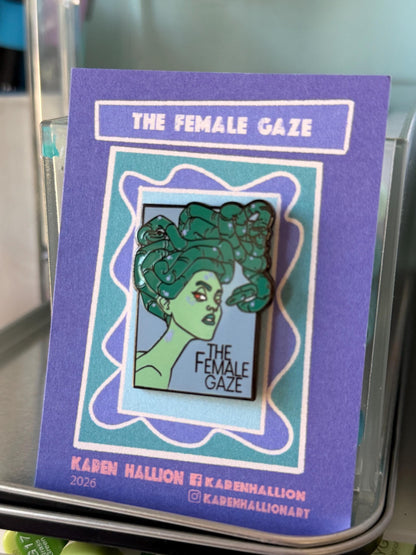 Medusa Enamel Pin - The Female Gaze
